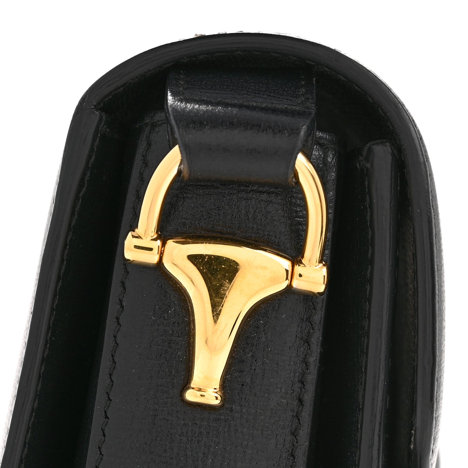 Gucci Azalea Calfskin Horsebit 1955 Shoulder Bag Black