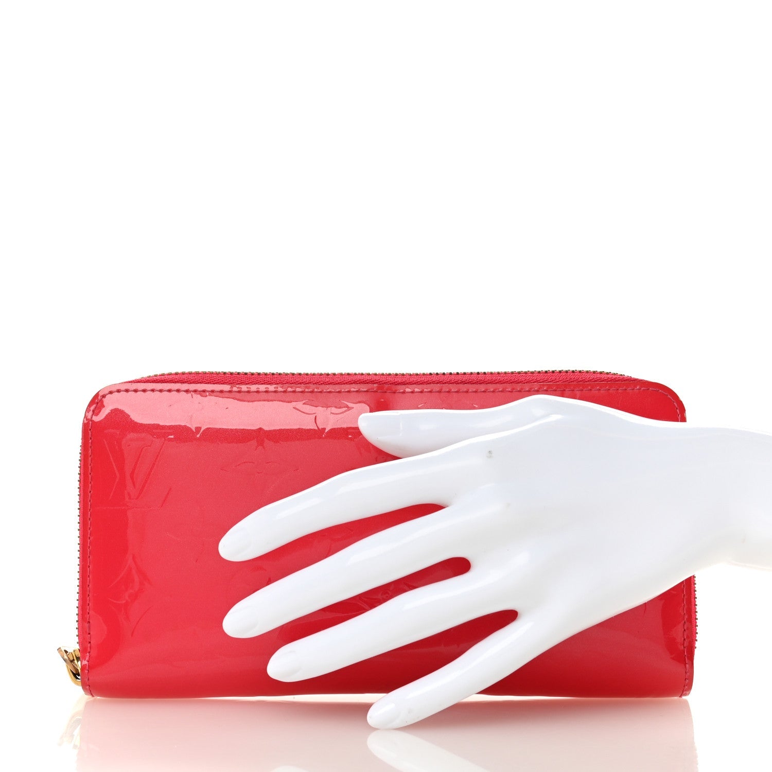 Louis Vuitton Vernis Zippy Wallet Rose Litchi