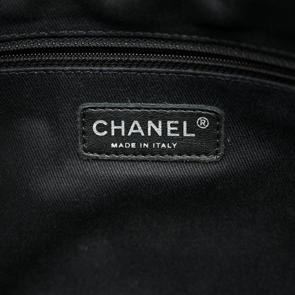 Chanel Caviar Quilted CC Timeless Soft Tote Black