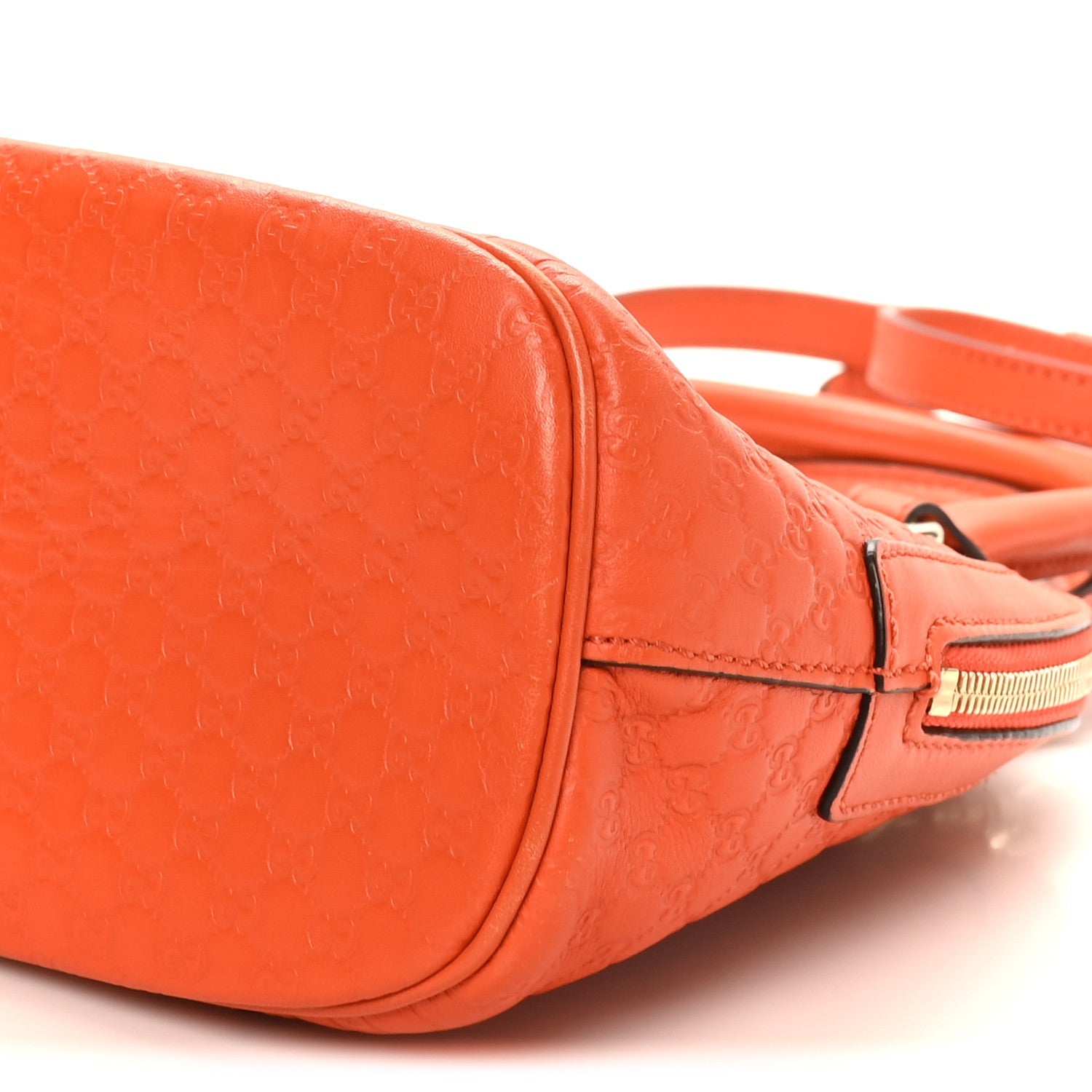 Gucci Microguccissima Mini Dome Bag Sun Orange