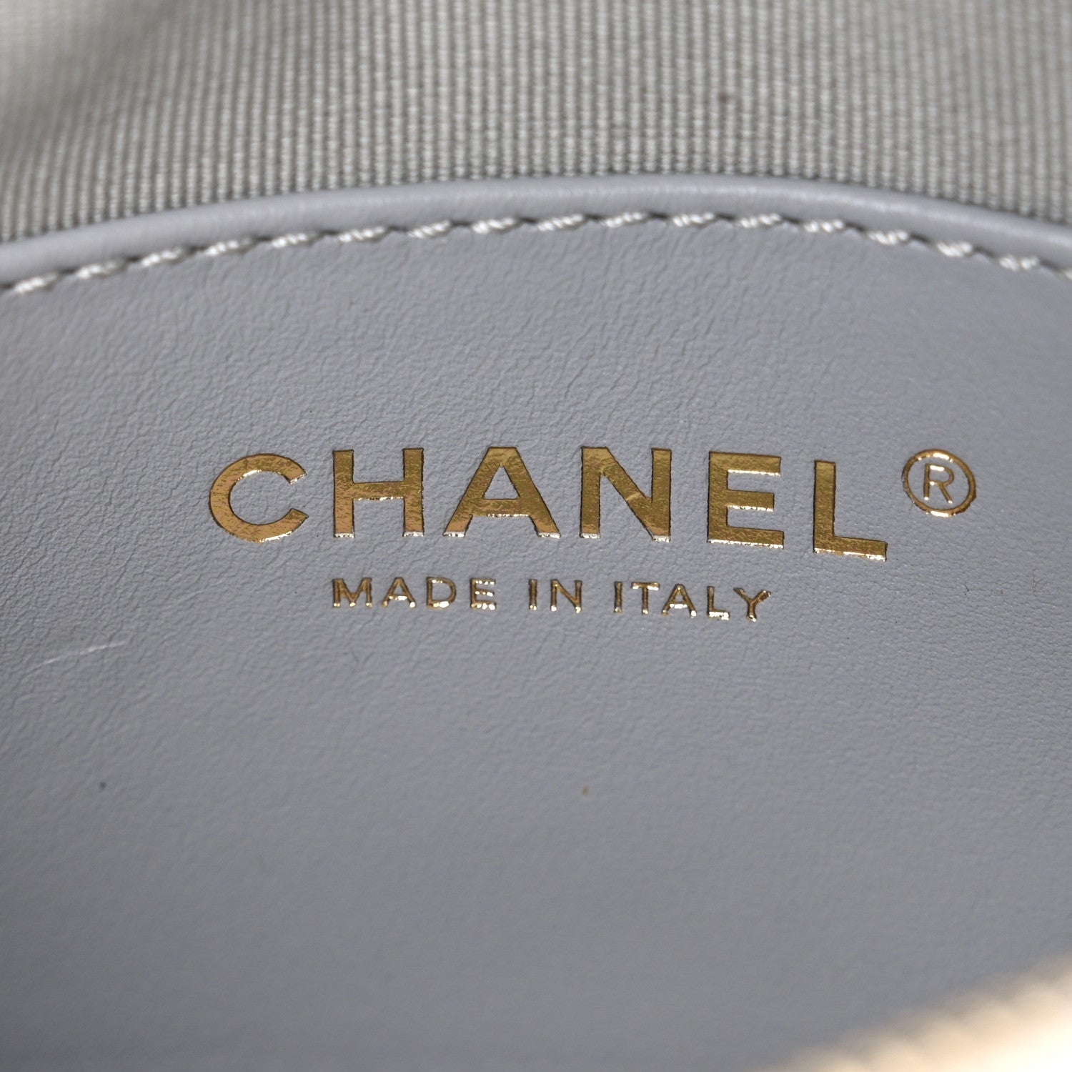 Chanel Lambskin Quilted Mini Camera Case  Grey