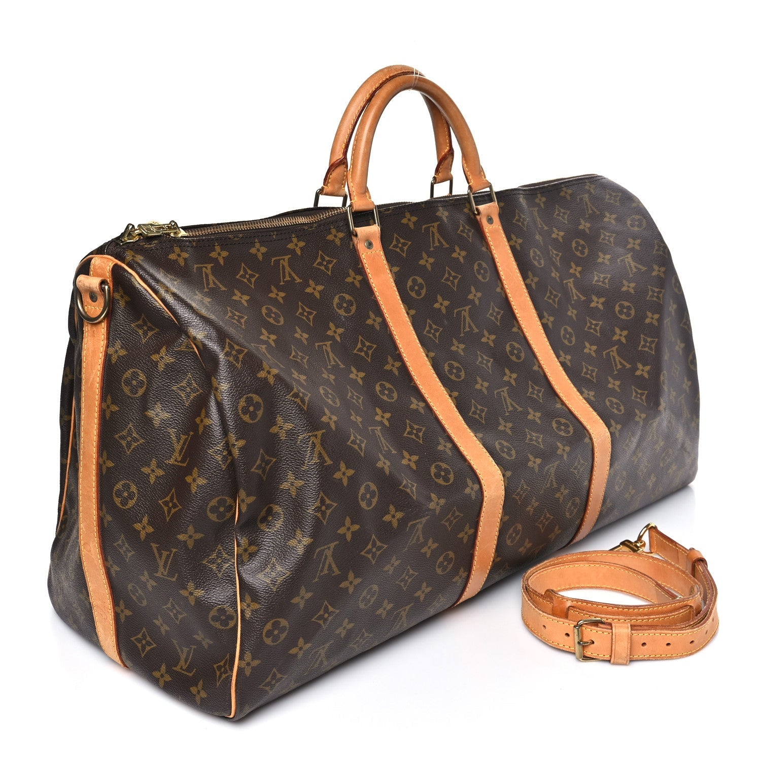 Louis Vuitton Monogram Keepall Bandouliere 60