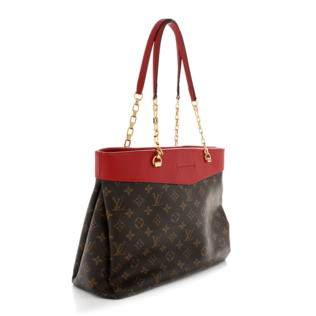 Louis Vuitton Monogram Pallas Shopper Cherry
