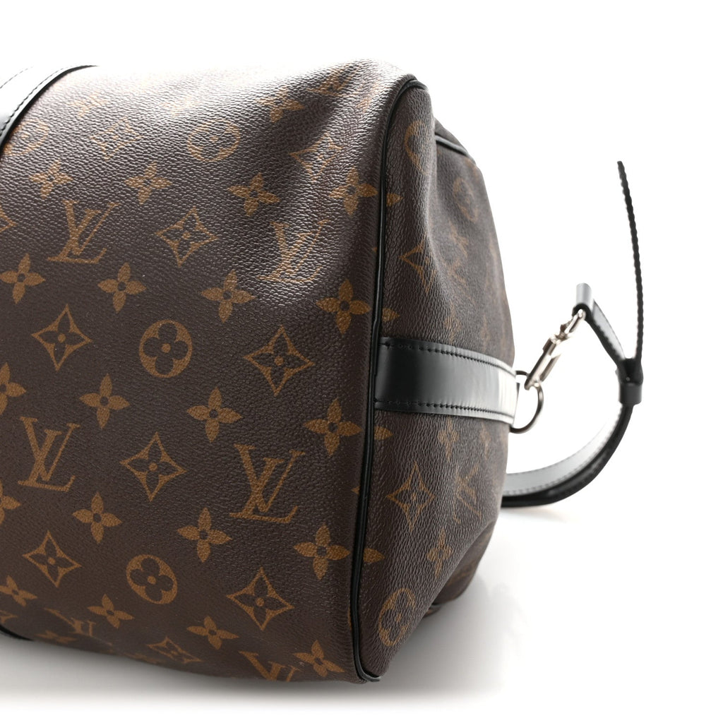Louis Vuitton Monogram Macassar Keepall Bandouliere 45