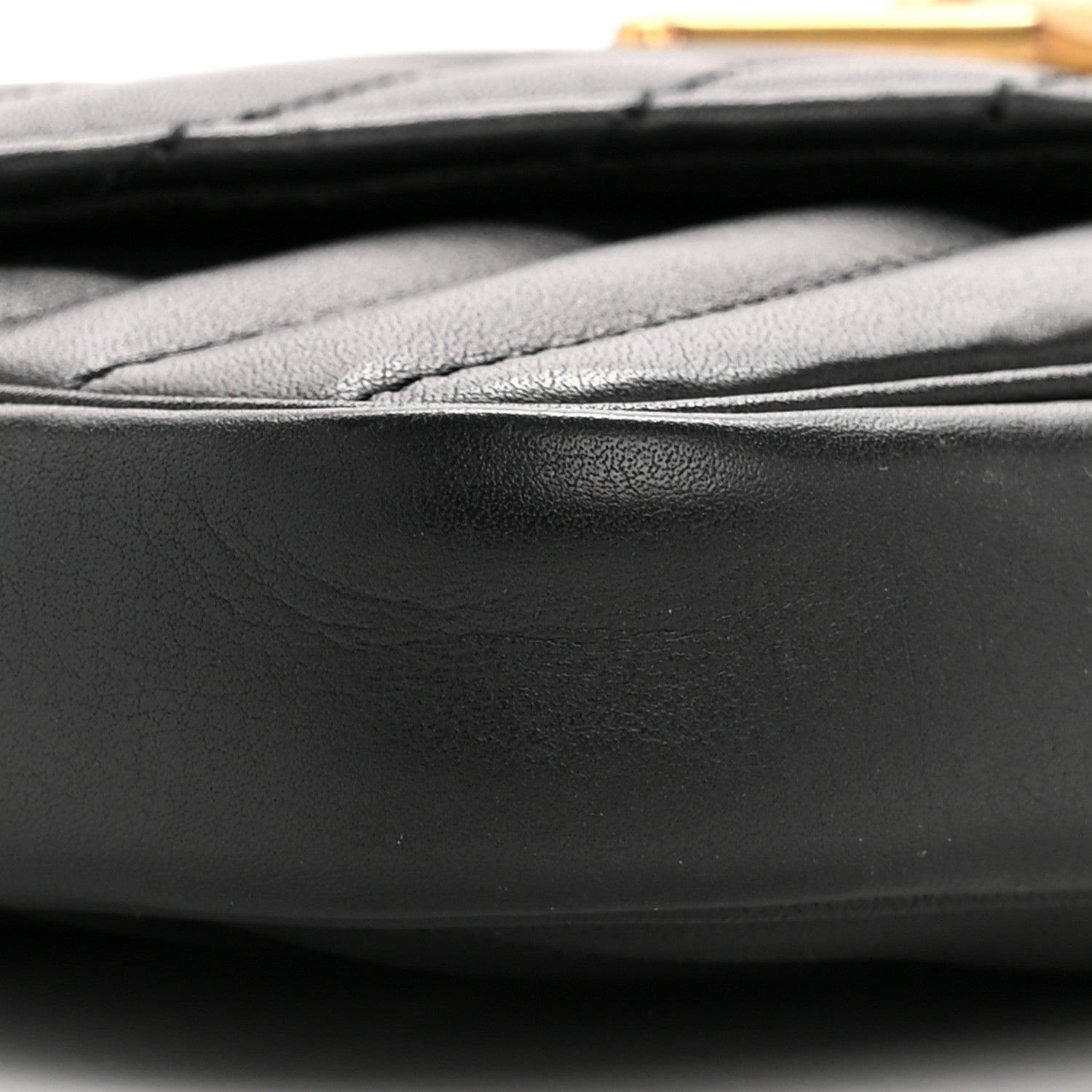 Louis Vuitton Calfskin New Wave Chain Pochette Black