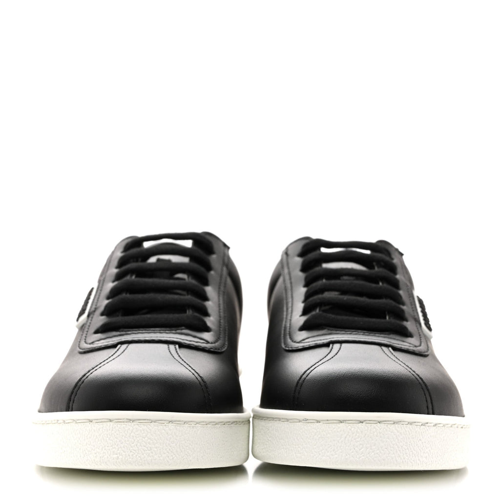 Calfskin CC Womens Sneakers 37.5 Black