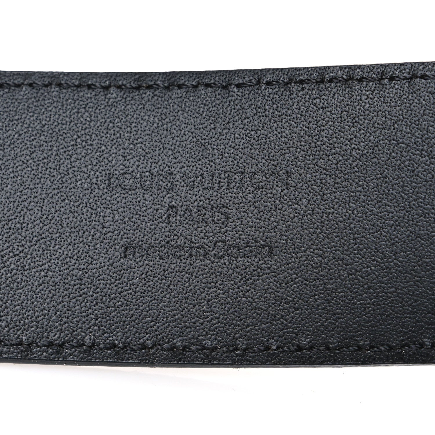Louis Vuitton Damier Cobalt 35mm Pont Neuf Belt