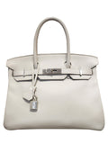 Hermès Gris Perle 30 cm Birkin Handbag