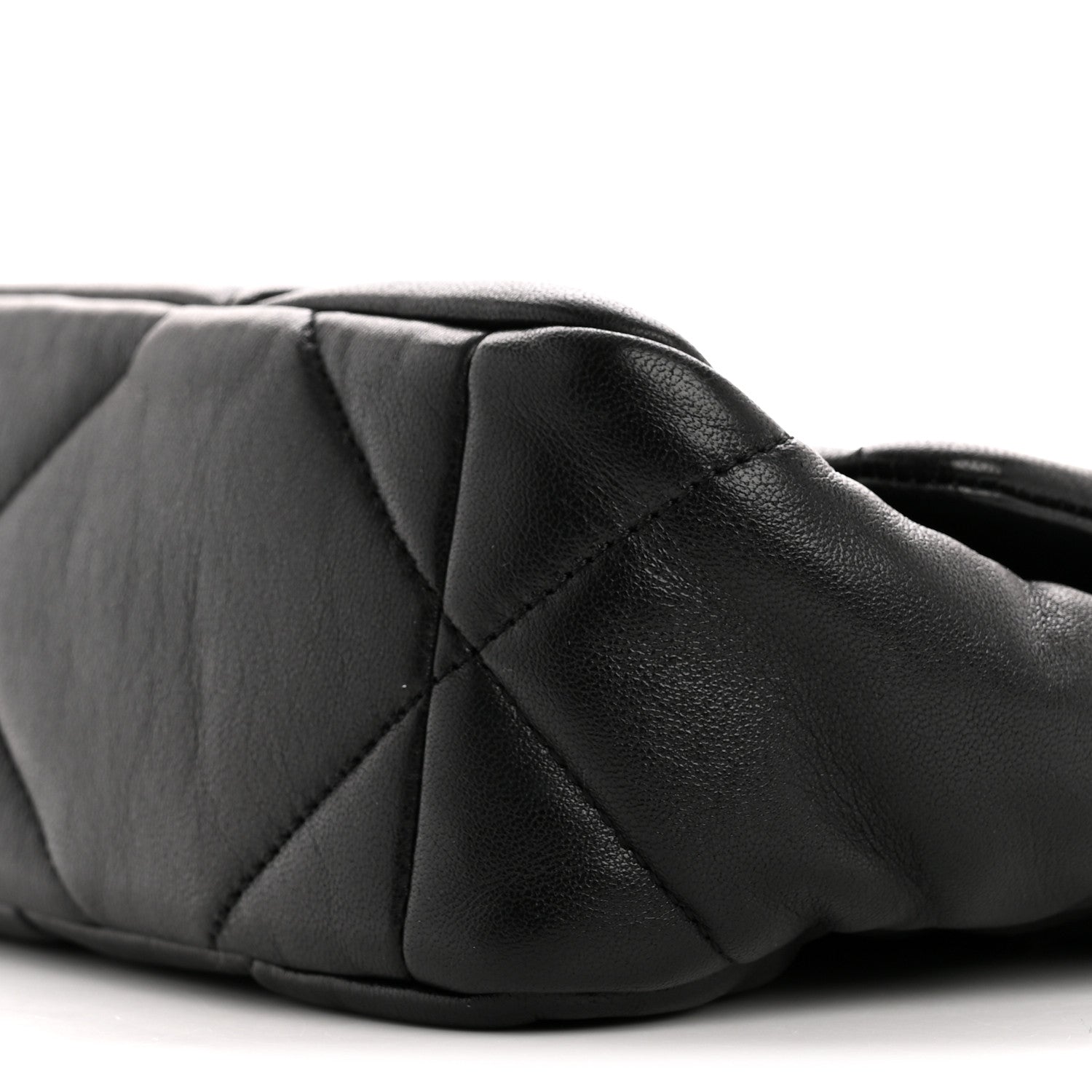 Chanel Lambskin Quilted Medium Chanel 19 Flap Black