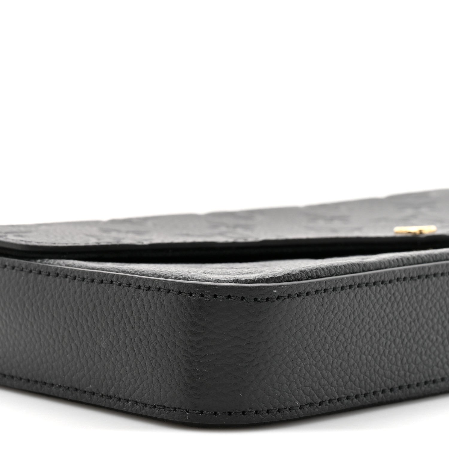 Louis Vuitton Empreinte Pochette Felicie Chain Wallet Black