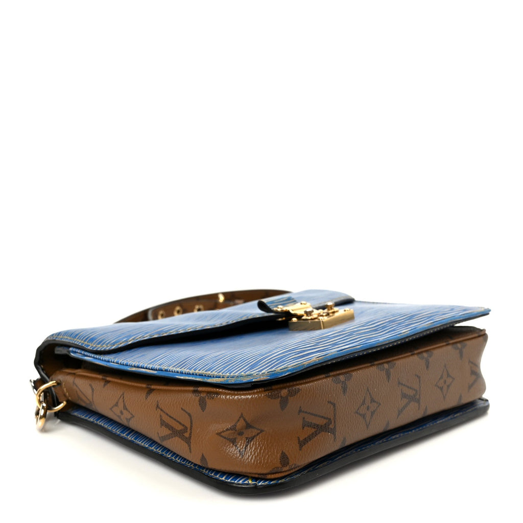 Louis Vuitton Epi Reverse Monogram Pochette Metis Denim Light