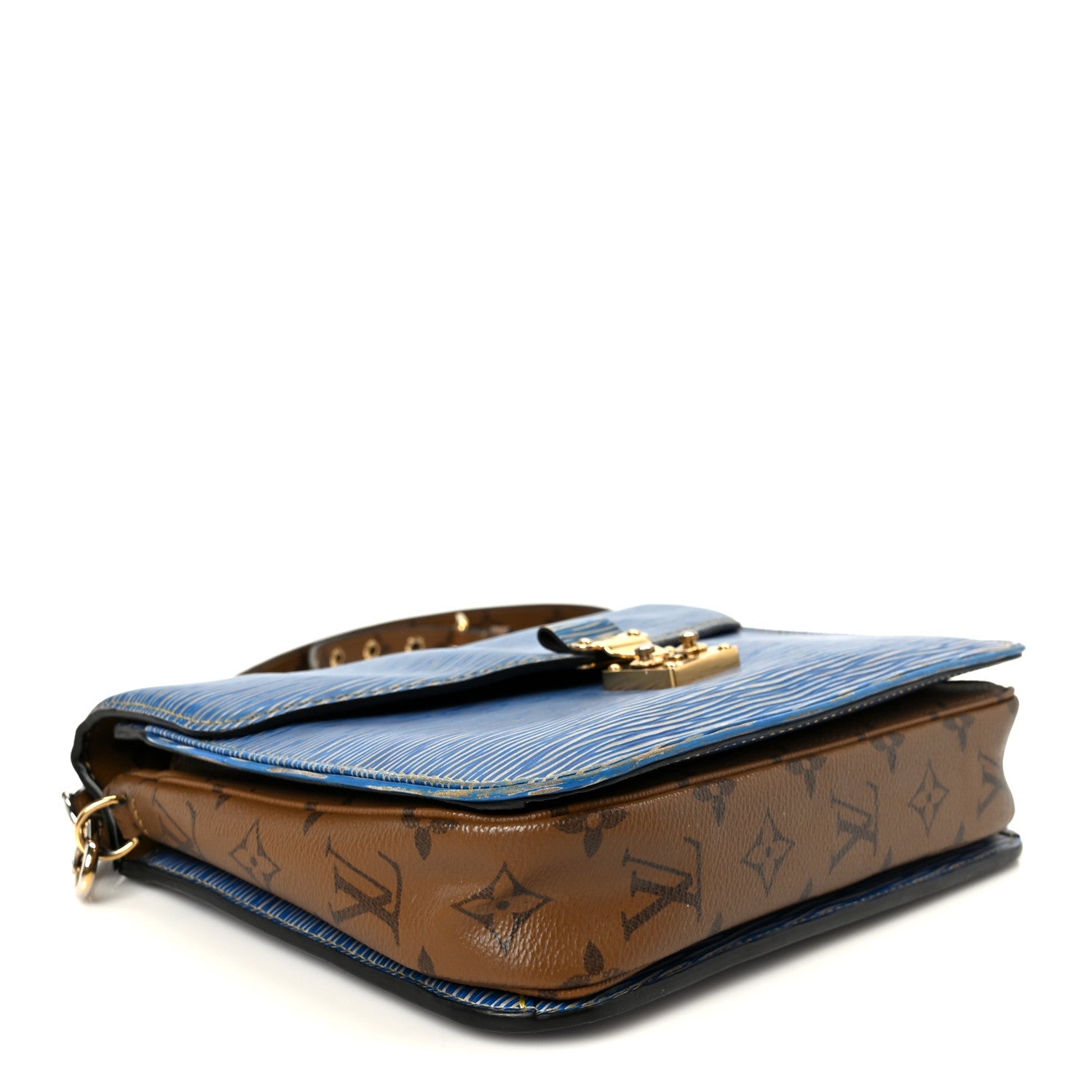 Louis Vuitton Epi Reverse Monogram Pochette Metis Denim Light