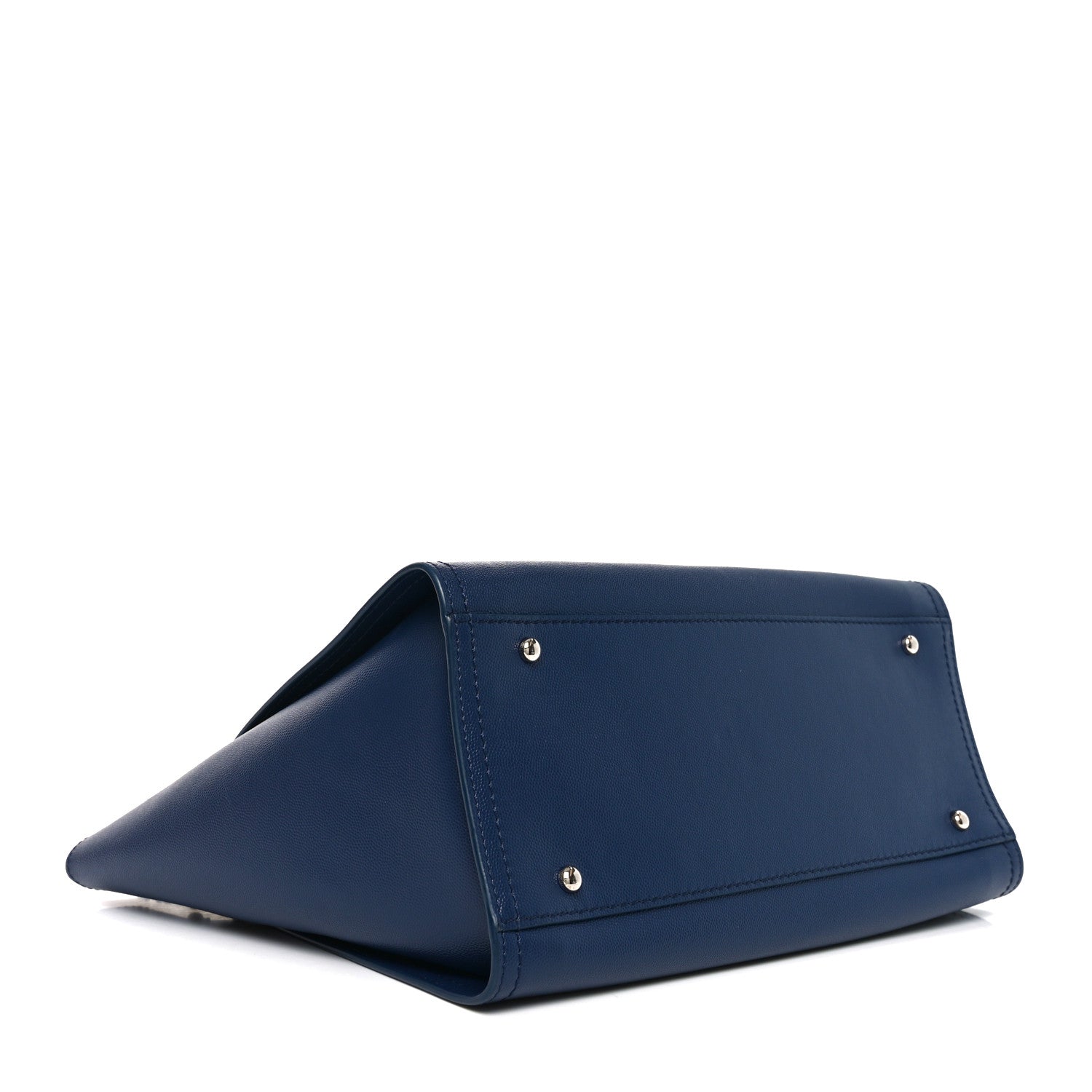 Chanel Caviar Small Studded Deauville Tote Navy