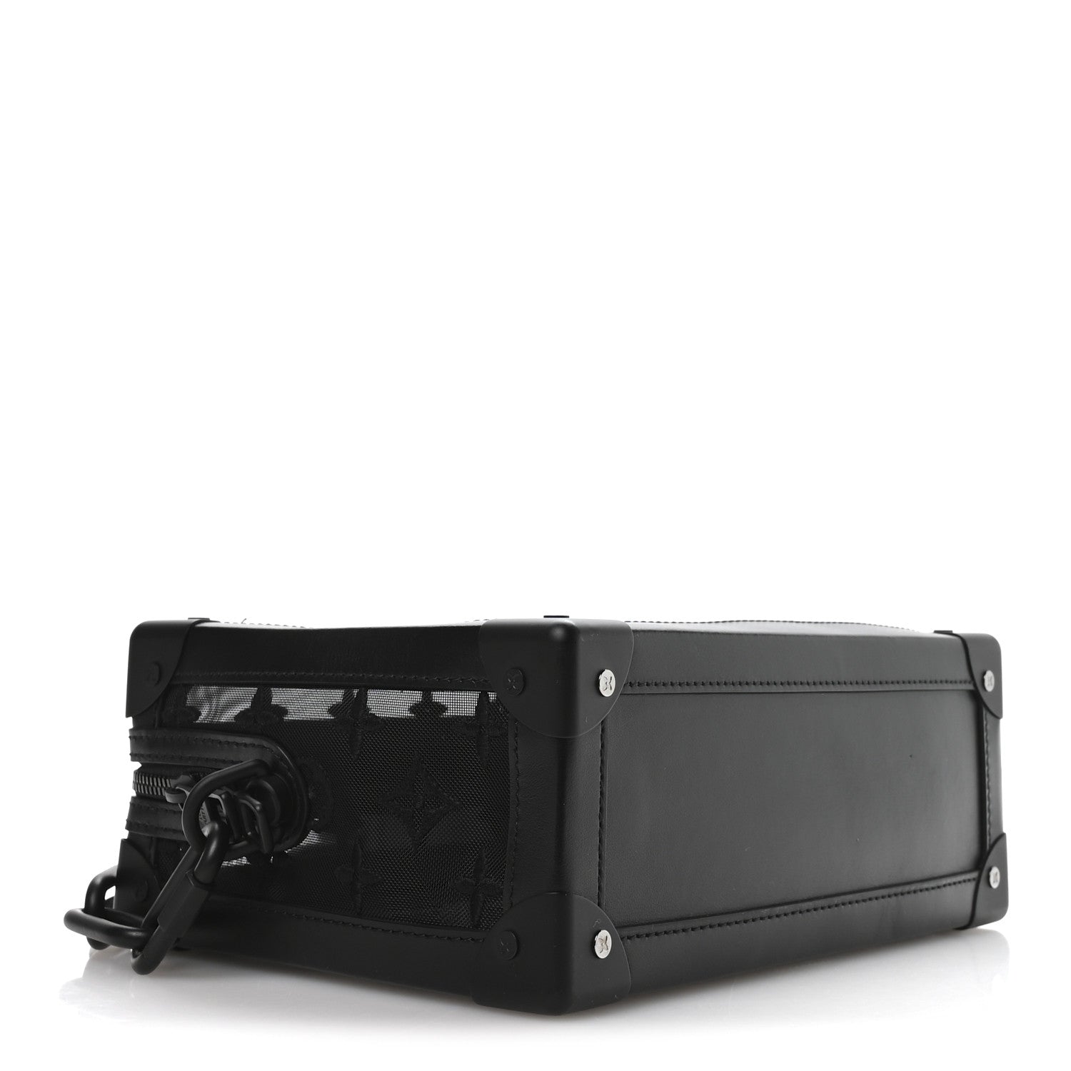 Louis Vuitton Monogram See Through Soft Trunk Black