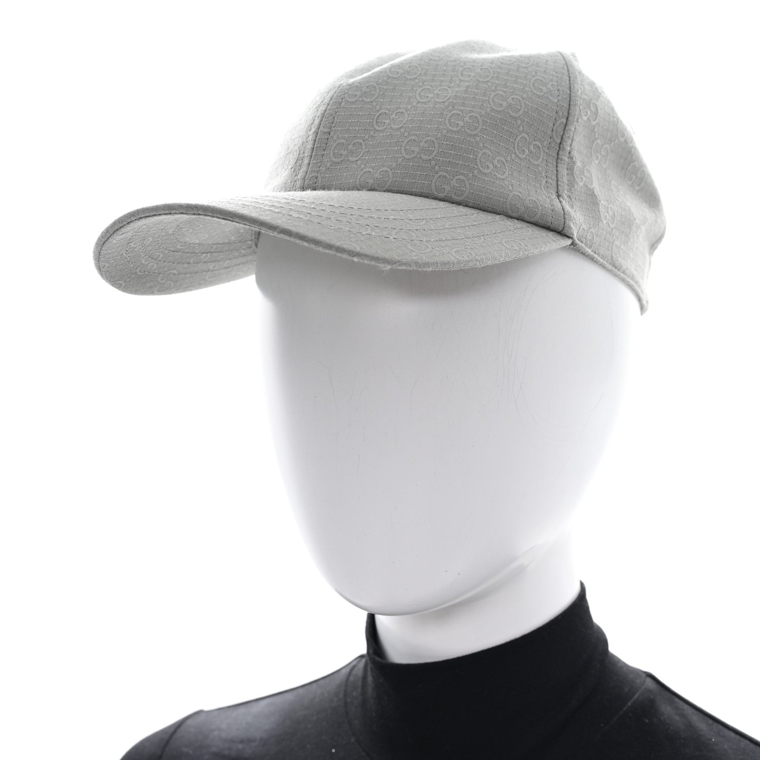 Gucci Monogram Ripstop Baseball Hat L Pale Green