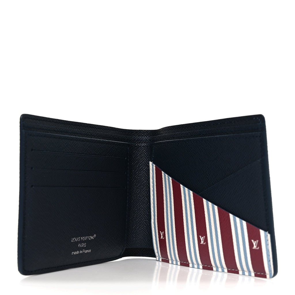 Louis Vuitton Monogram Heritage Multiple Wallet Blue