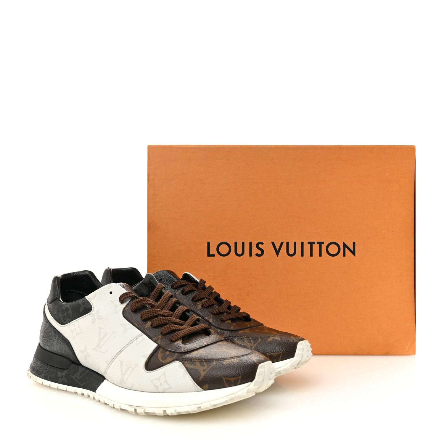 Louis Vuitton Monogram Mix Mens Run Away Sneakers 9 Ebene