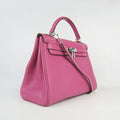 Hermes Kelly 32cm Togo leather handbag 6108 peach silver