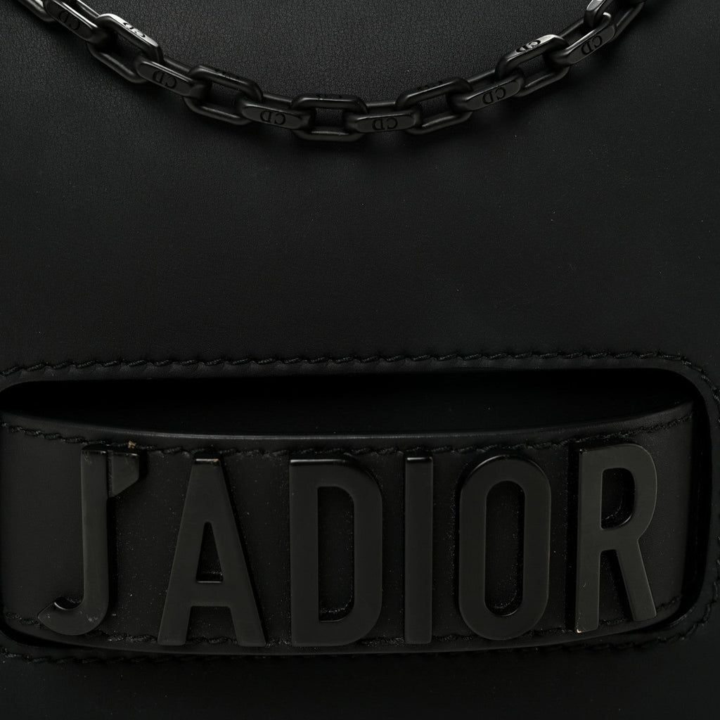 Christian Dior Ultra Matte Calfskin J'Adior Chain Flap Bag Black