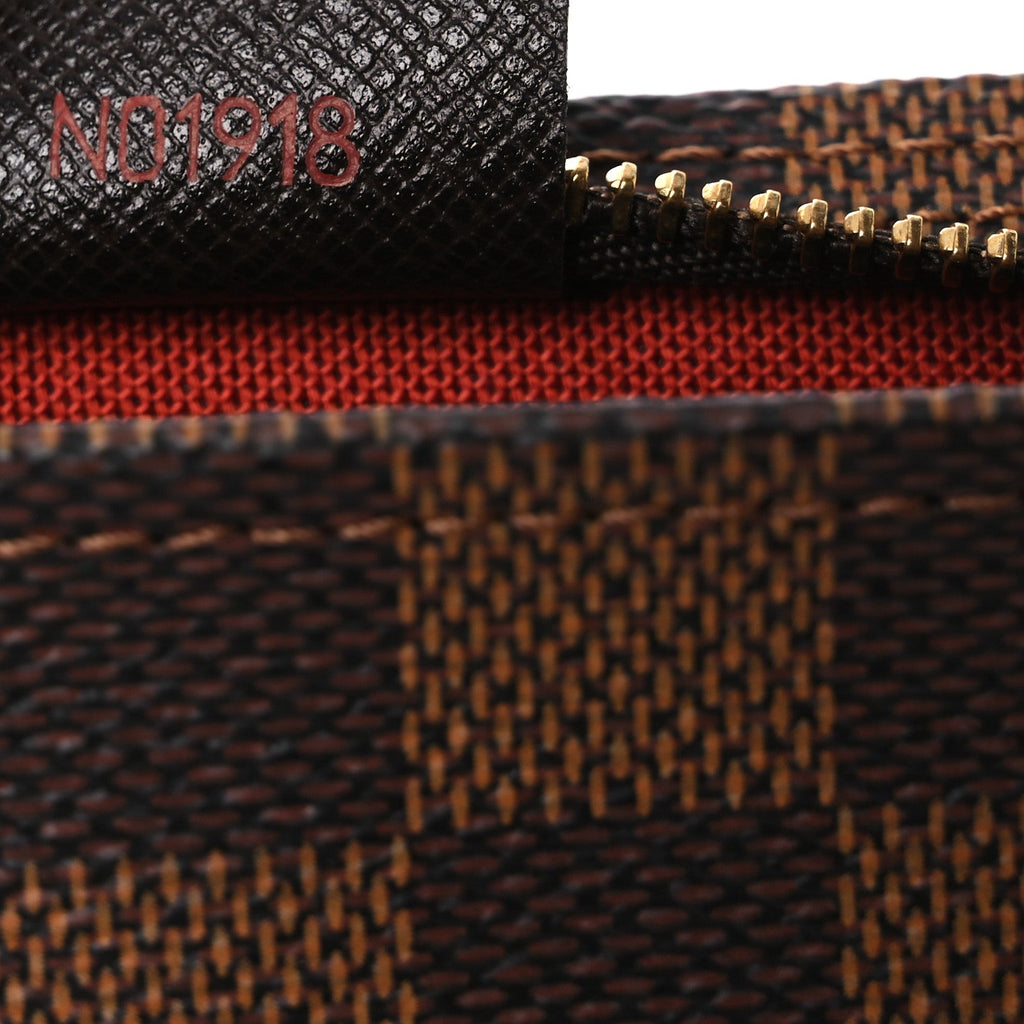 Louis Vuitton Damier Ebene Trousse Make Up Bag Pochette