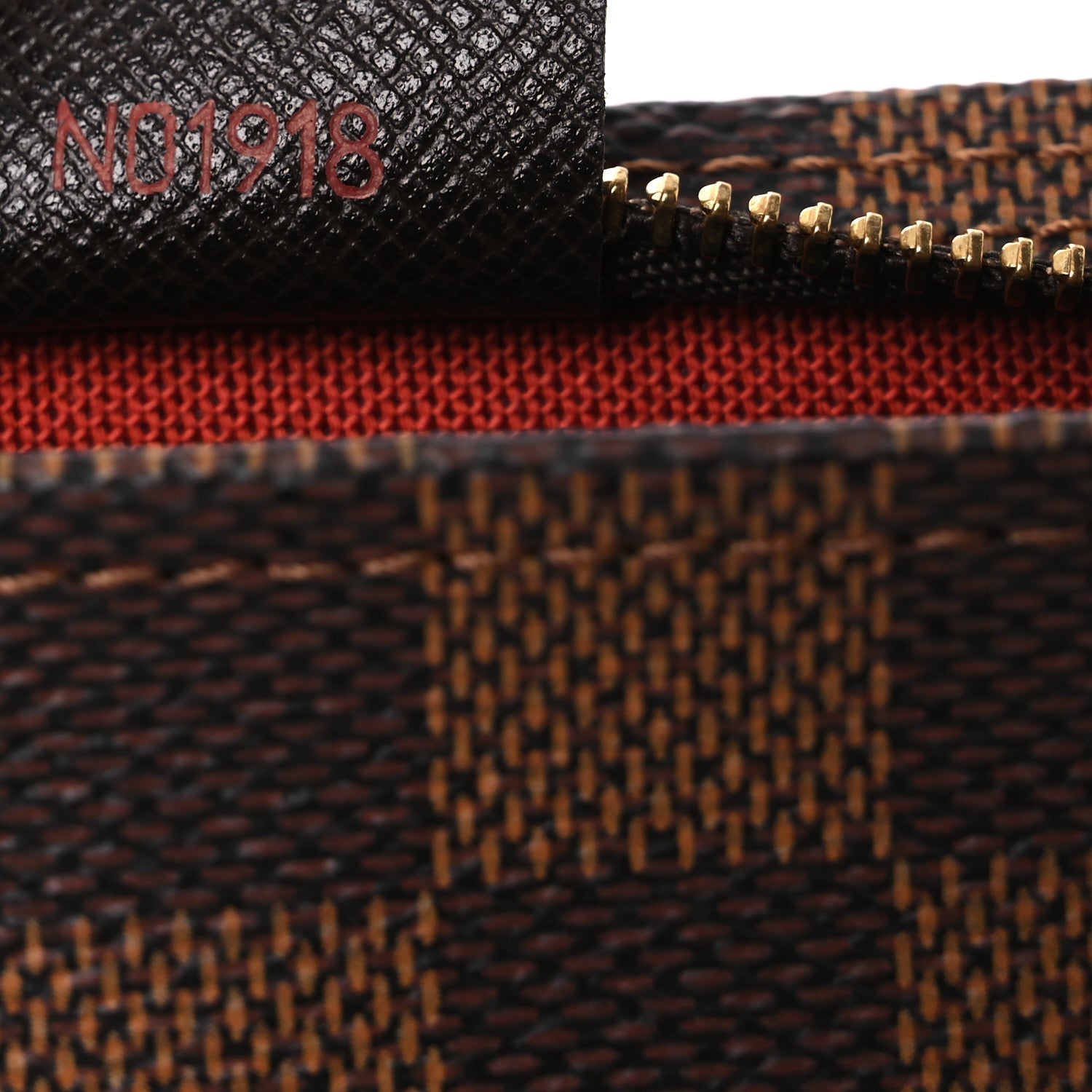 Louis Vuitton Damier Ebene Trousse Make Up Bag Pochette