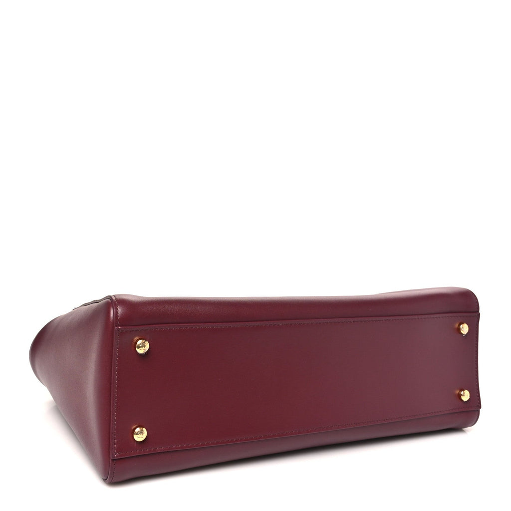 Chanel Calfskin Archetype Small Shopping Tote Dark Burgundy