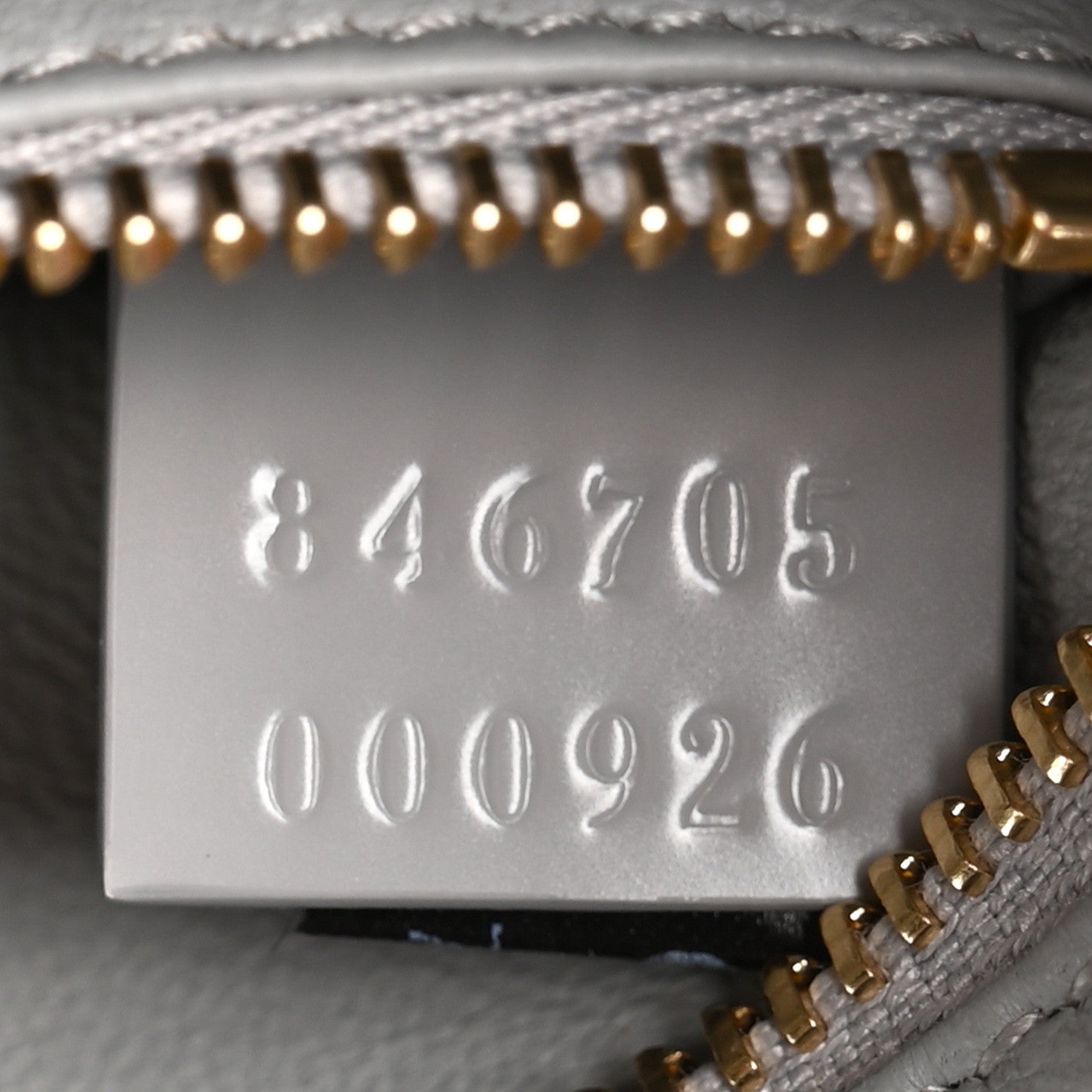 Gucci Calfskin Siena Shoulder Bag Grey