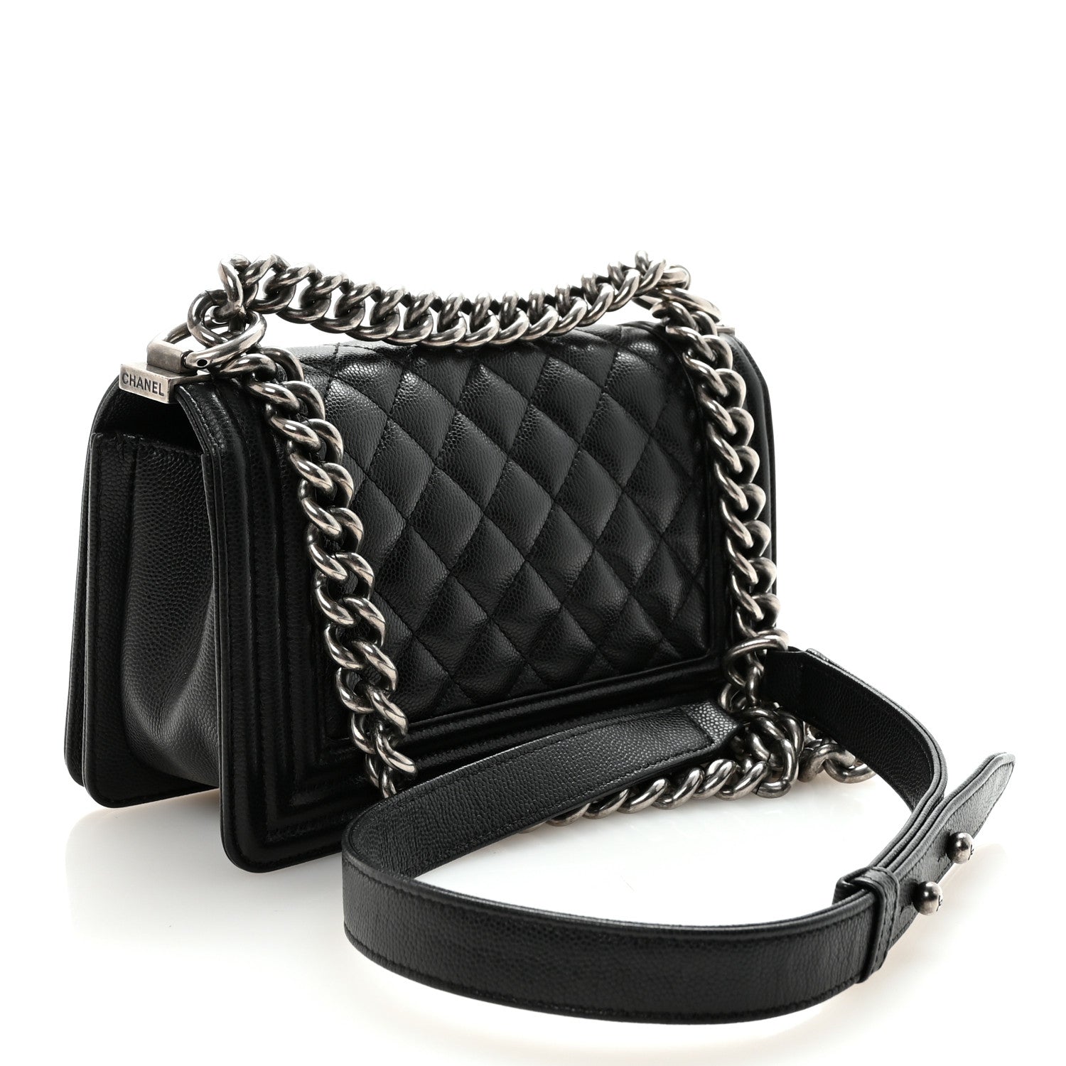 Chanel Caviar Quilted Small Boy Flap Black