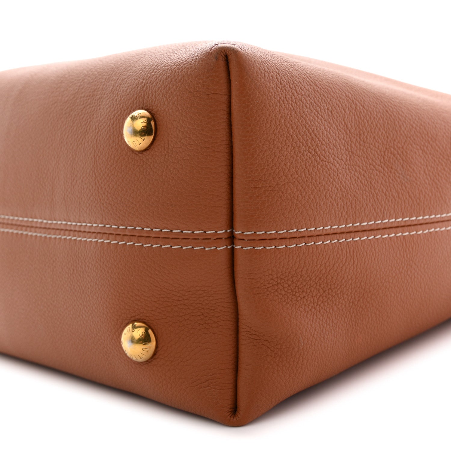 Louis Vuitton Grained Calfskin Low Key Hobo PM Cognac