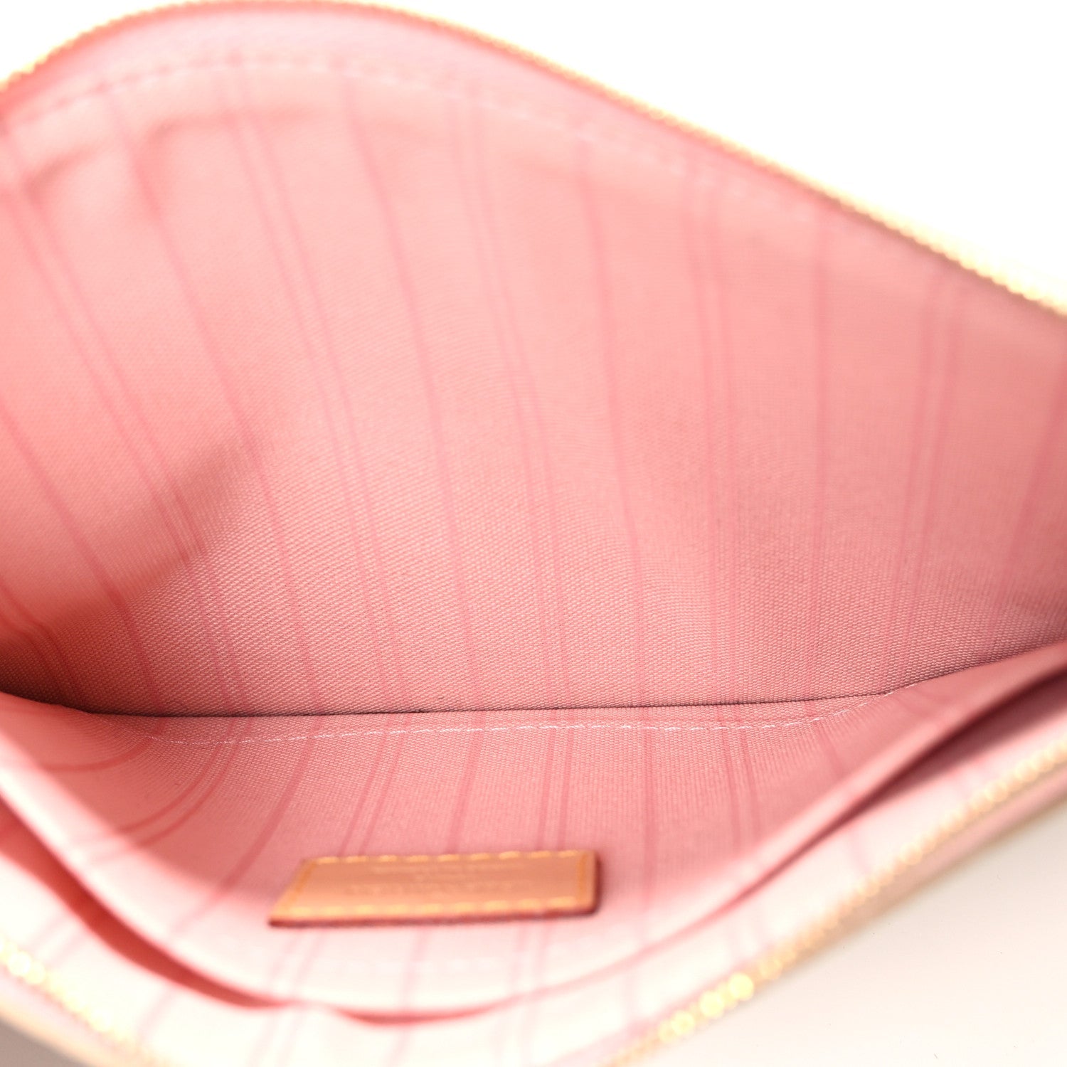 Louis Vuitton Damier Azur Neverfull MM GM Pochette Rose Ballerine