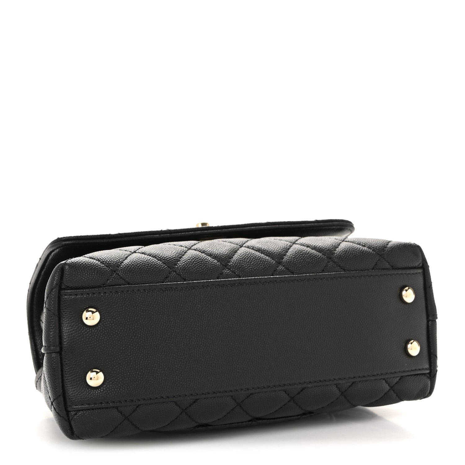 Chanel Caviar Quilted Mini Coco Handle Flap Black