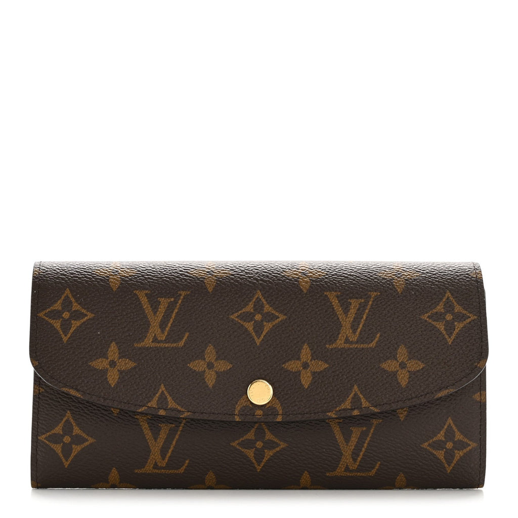 Louis Vuitton Monogram Emilie Wallet Rose Ballerine