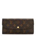 Louis Vuitton Monogram Emilie Wallet Rose Ballerine