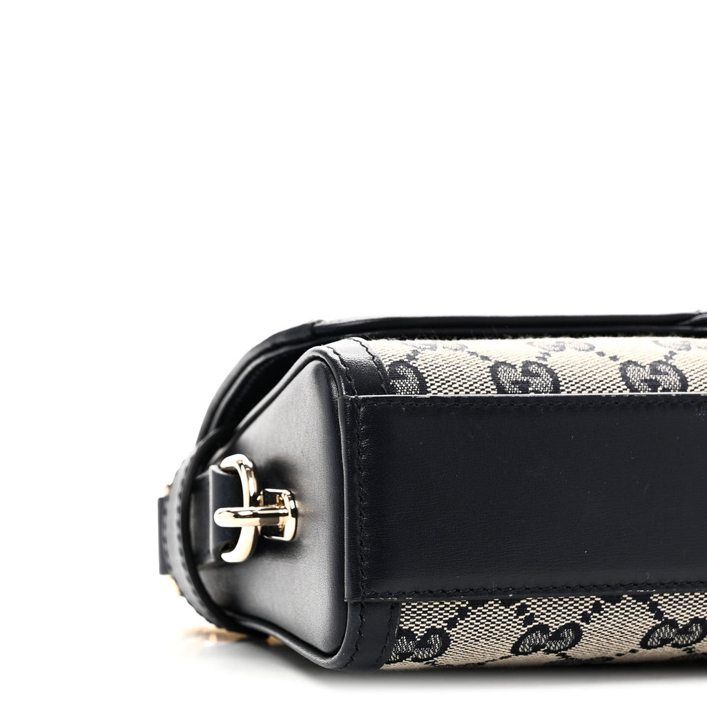 Gucci GG Monogram Small Luce Shoulder Bag Beige Blue