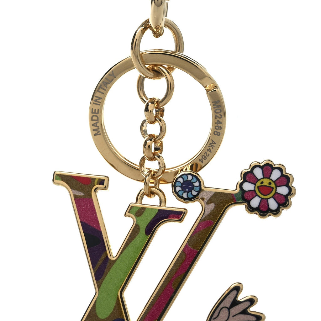 Louis Vuitton LV X TM Iconic Superflat Bag Charm Key Holder Multicolor