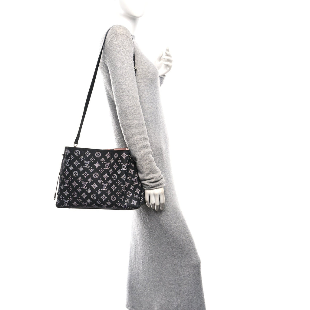 Louis Vuitton Mahina Flight Mode Bella Tote Black