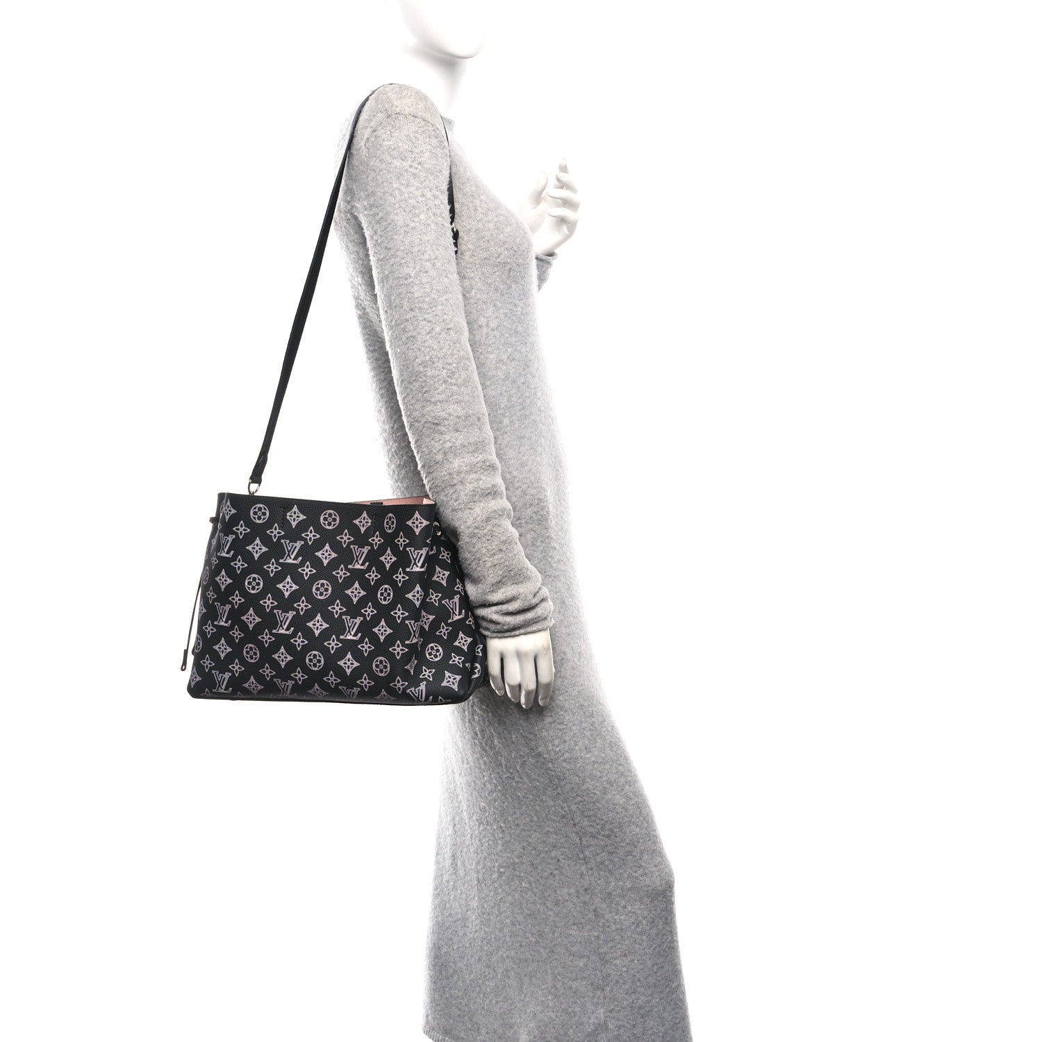 Louis Vuitton Mahina Flight Mode Bella Tote Black