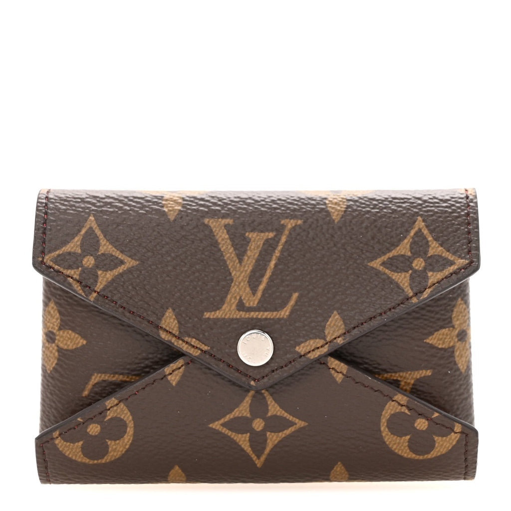 Louis Vuitton Monogram LV Colormania Kirigami Card Holder Sari Red