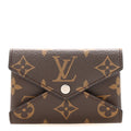 Louis Vuitton Monogram LV Colormania Kirigami Card Holder Sari Red