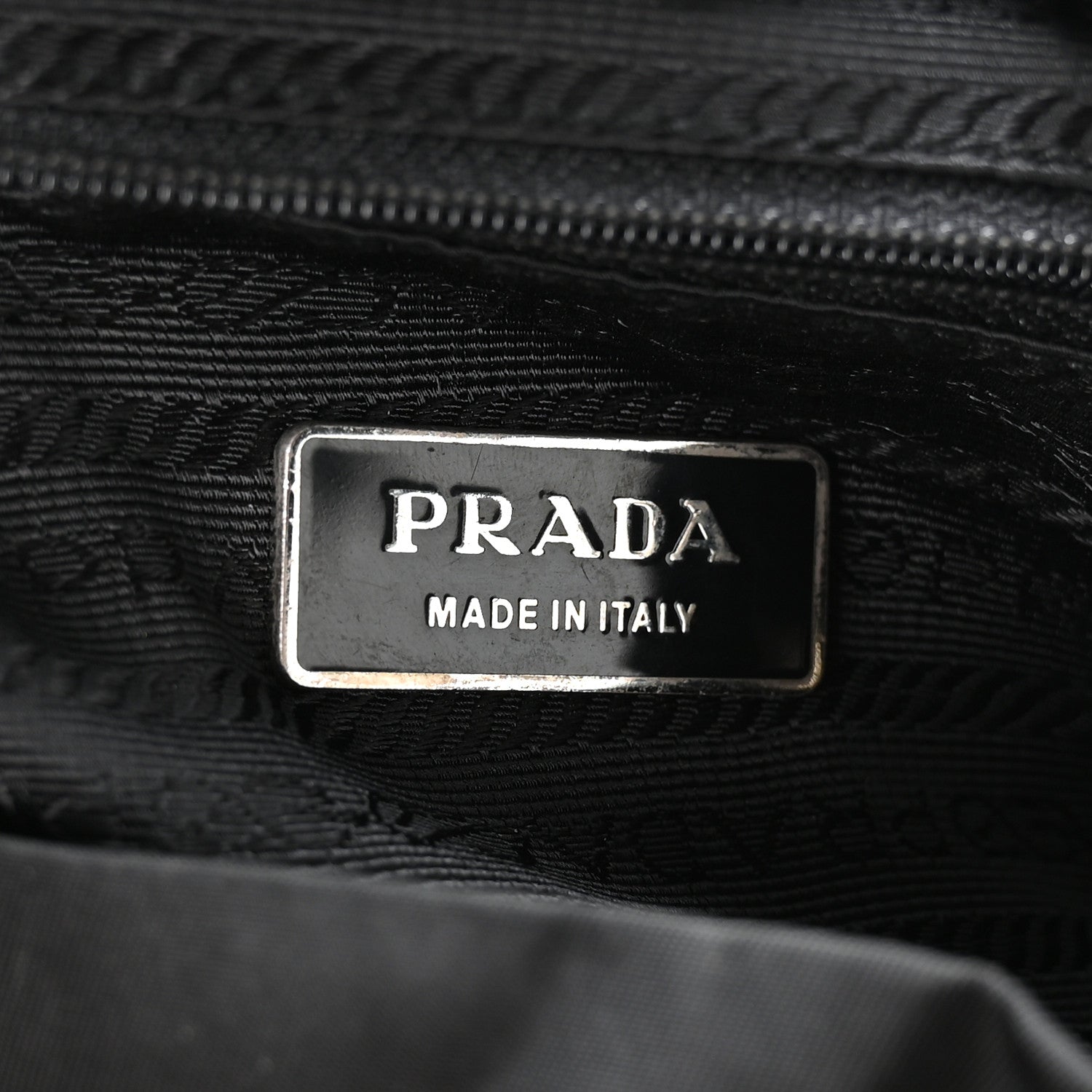 Prada Nylon Vela Small Backpack Black