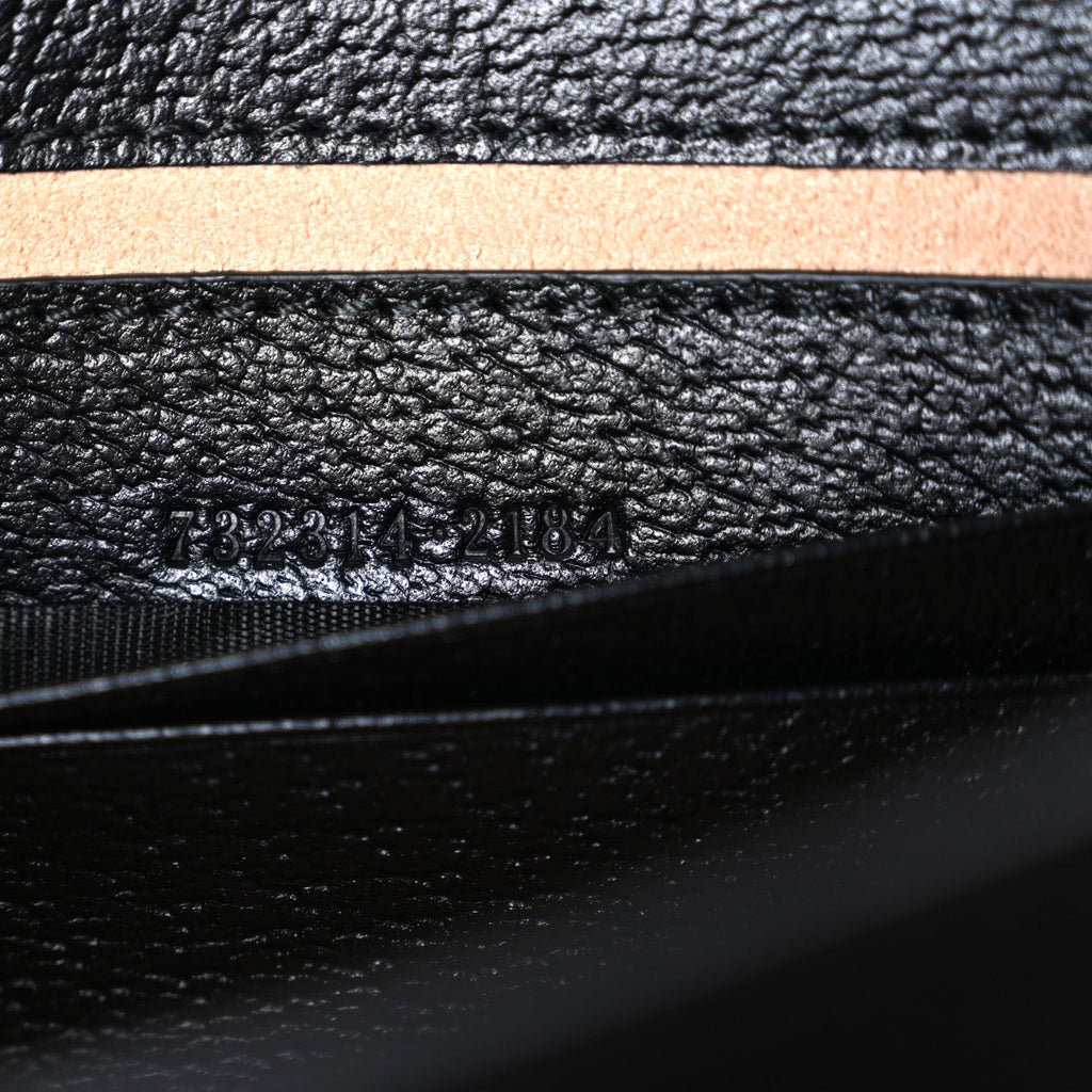 Gucci Calfskin Horsebit 1955 Shoulder Bag Black