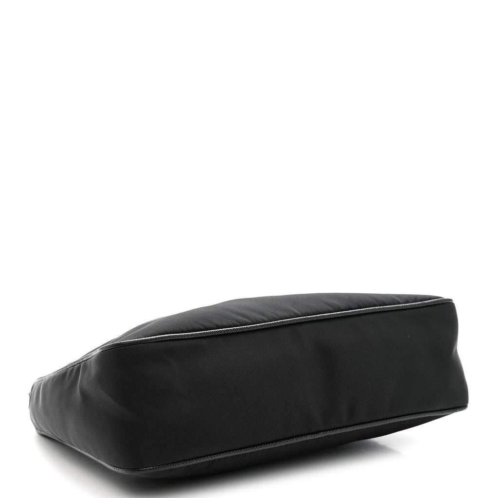Prada Tessuto Nylon Saffiano Mini Re-Edition 2005 Bag Black
