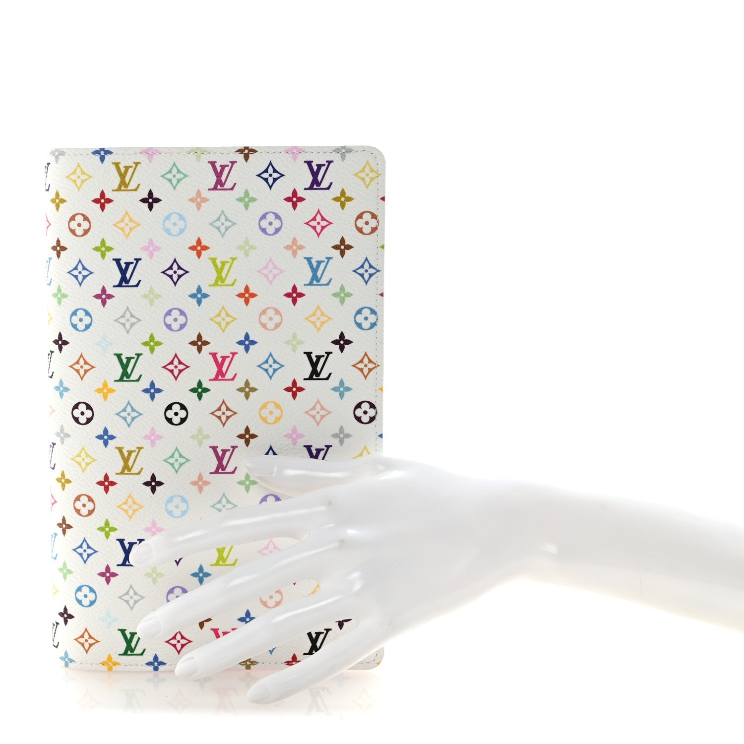 Louis Vuitton LV X TM Monogram Multicolor Emily Notebook Cover MM White