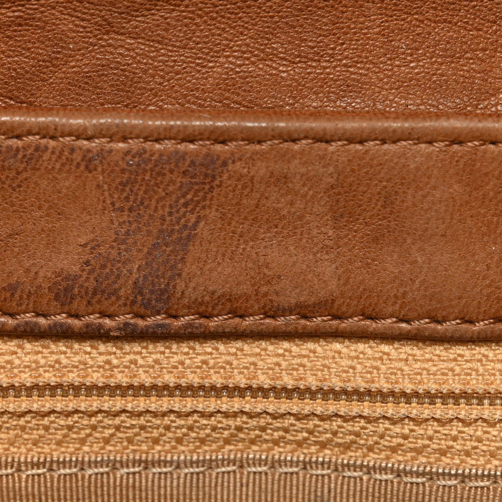 Chanel Washed Lambskin Mini Chain Around Messenger Brown