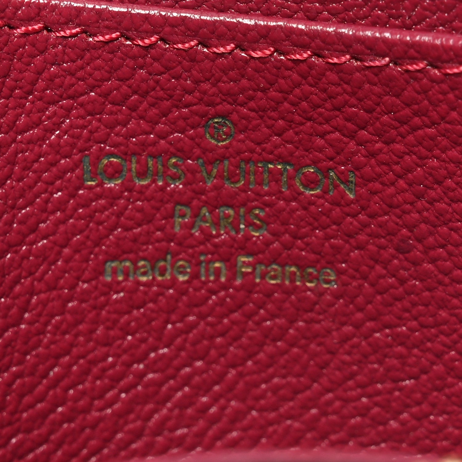 Louis Vuitton Ostrich Zippy Coin Purse Magenta