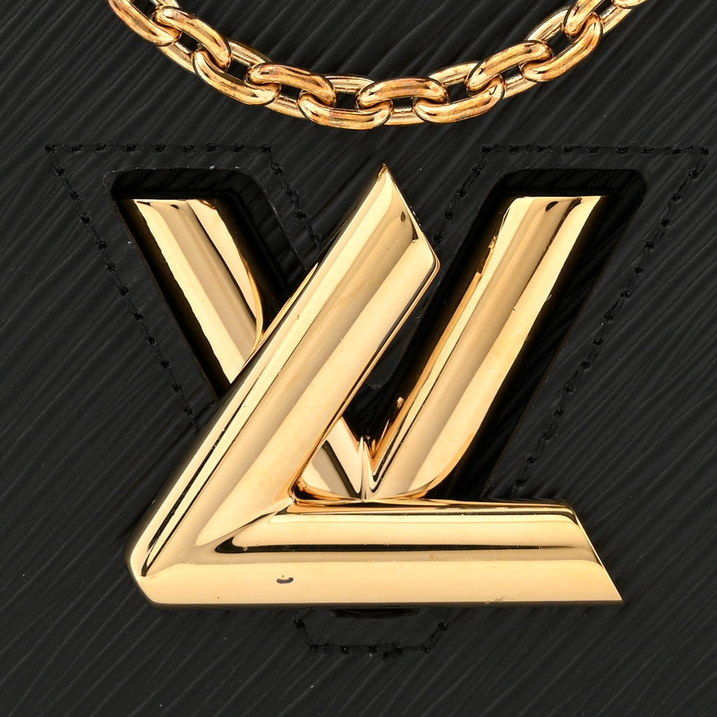 Louis Vuitton Epi Twist Belt Chain Wallet Black