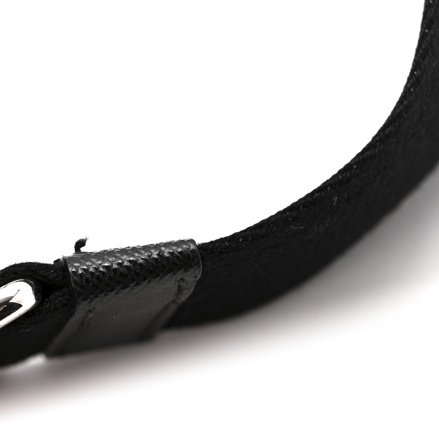 Prada Canapa Triangle Shoulder Bag Black