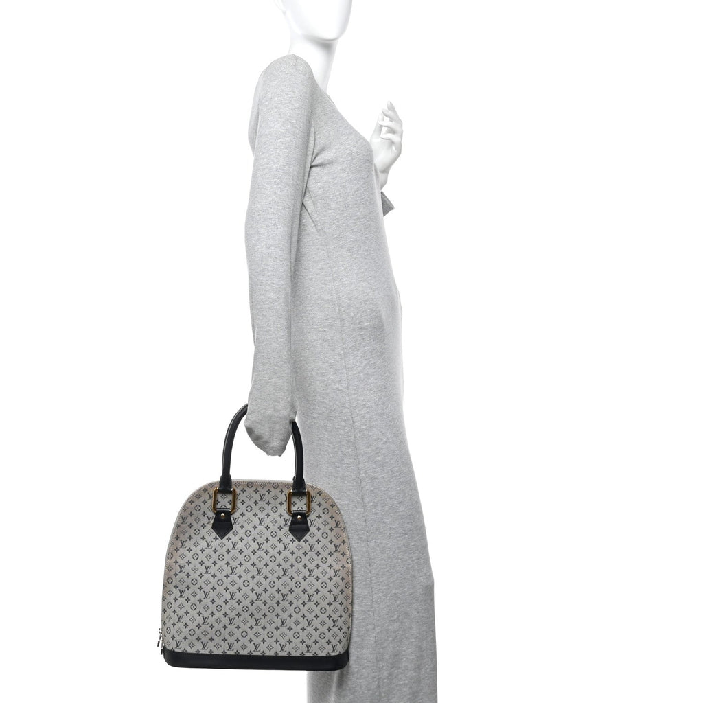 Louis Vuitton Mini Monogram Alma Haut Tote Blue