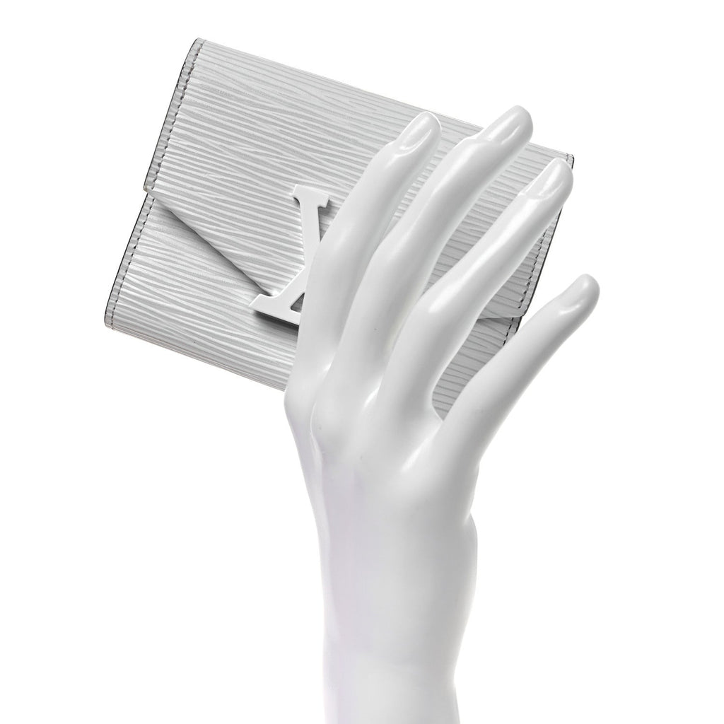 Louis Vuitton Epi Grenelle Compact Wallet White