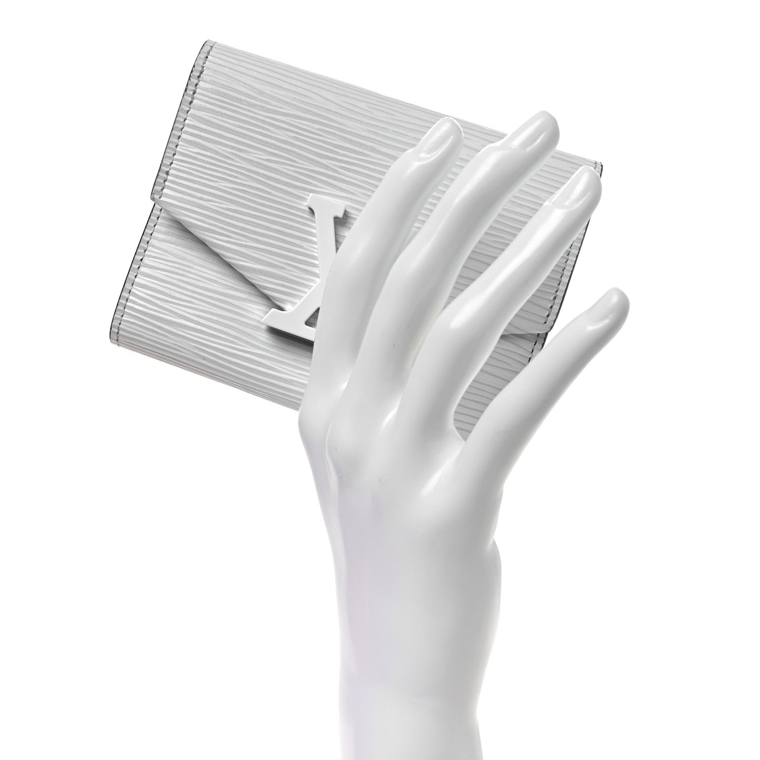 Louis Vuitton Epi Grenelle Compact Wallet White